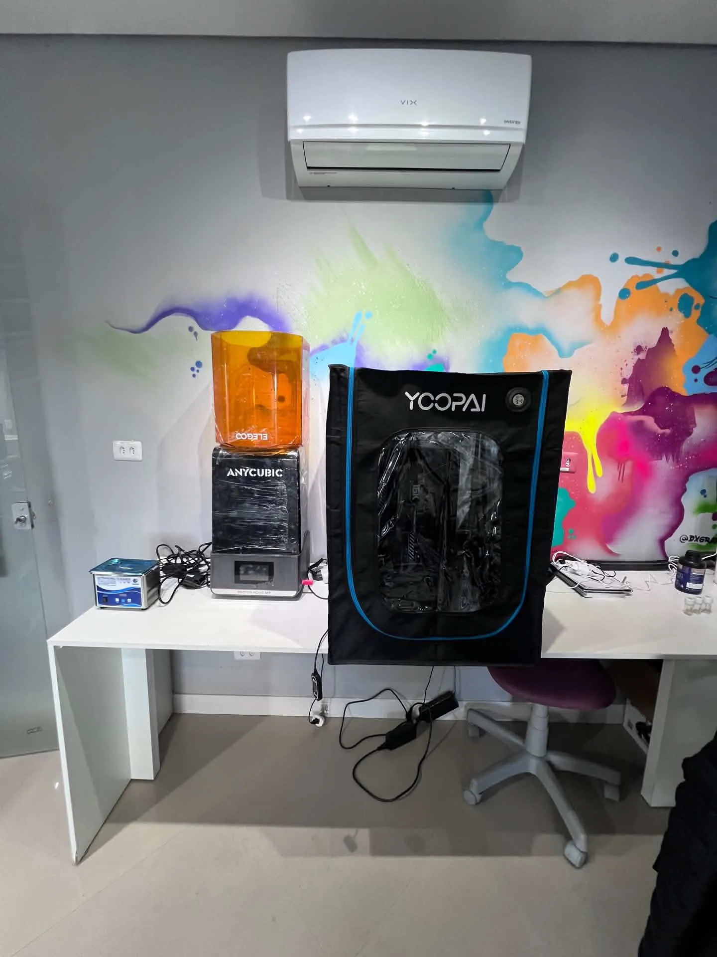 Laboratório odontológico da Clínica Alivi